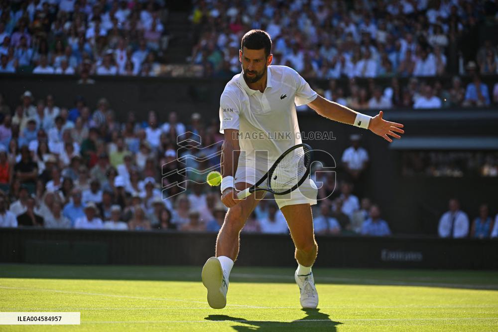 Wimbledon - Semi Final Round - Jannik Sinner vNovak Djokovic