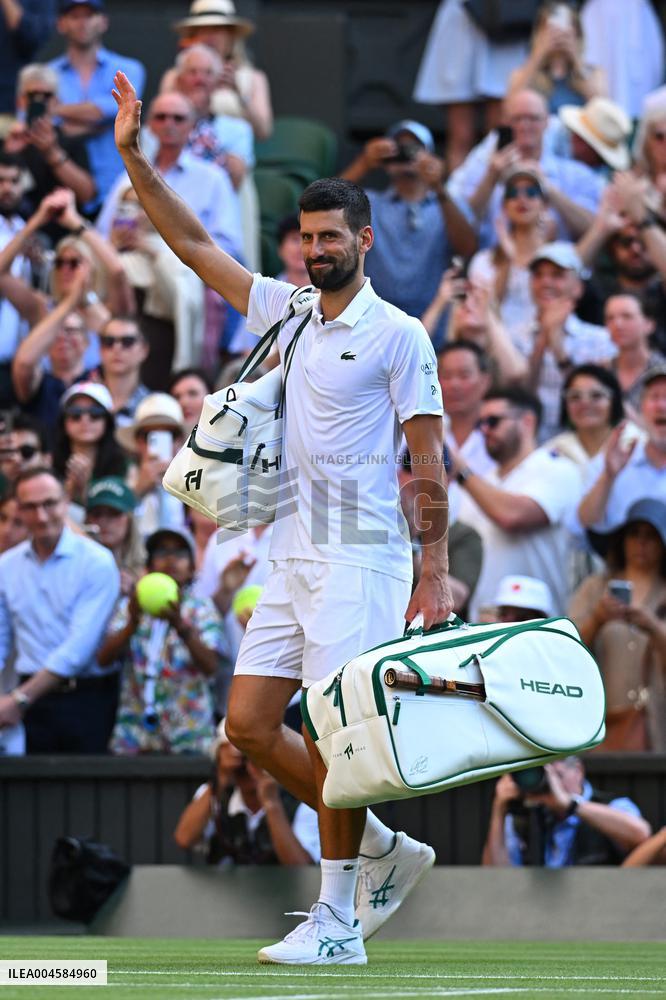 Wimbledon - Semi Final Round - Jannik Sinner vNovak Djokovic