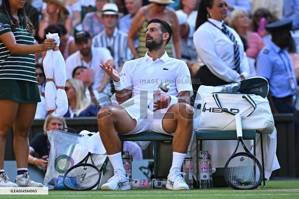 Wimbledon - Semi Final Round - Jannik Sinner vNovak Djokovic