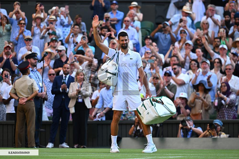 Wimbledon - Semi Final Round - Jannik Sinner vNovak Djokovic