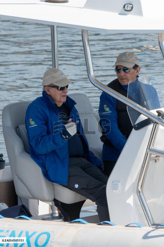 King Juan Carlos Enjoys A Day At The Regatta - Sanxenxo