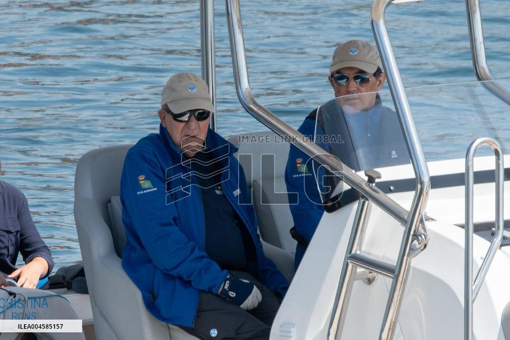 King Juan Carlos Enjoys A Day At The Regatta - Sanxenxo