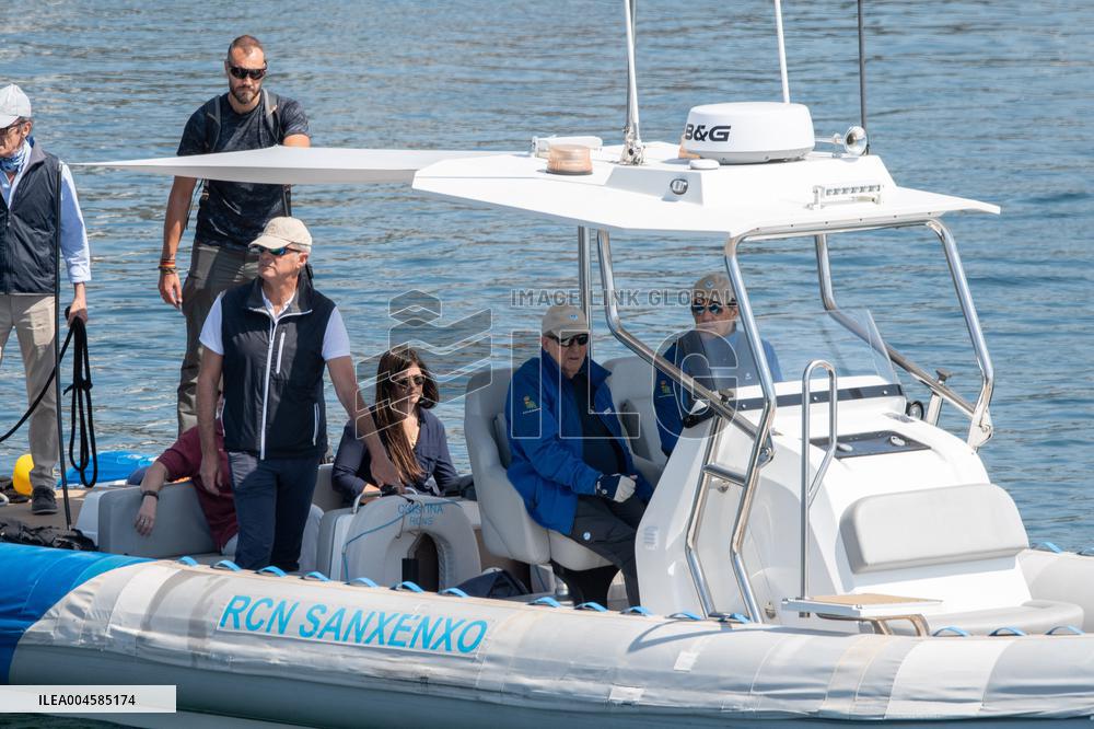 King Juan Carlos Enjoys A Day At The Regatta - Sanxenxo