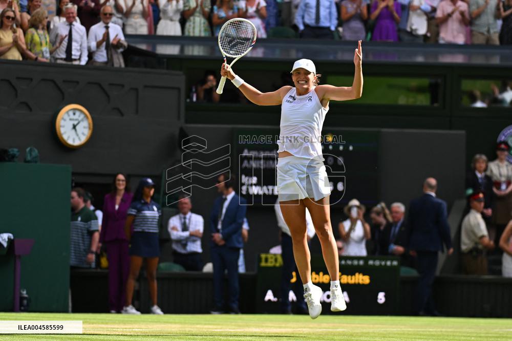 Iga Swiatek Wins A First Wimbledon Championship - London