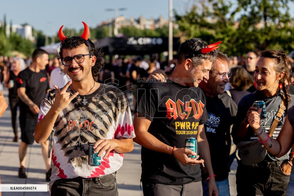 AC/DC Concert At The Wanda Metropolitano - Madrid