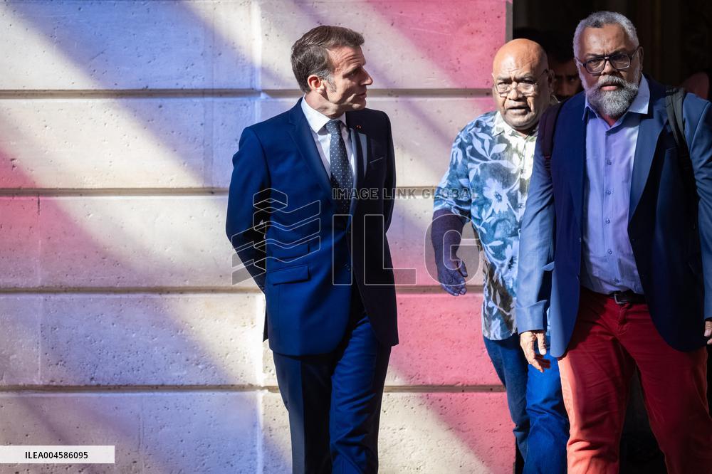 Macron Hosts New Caledonia Summit Conclusion - Paris
