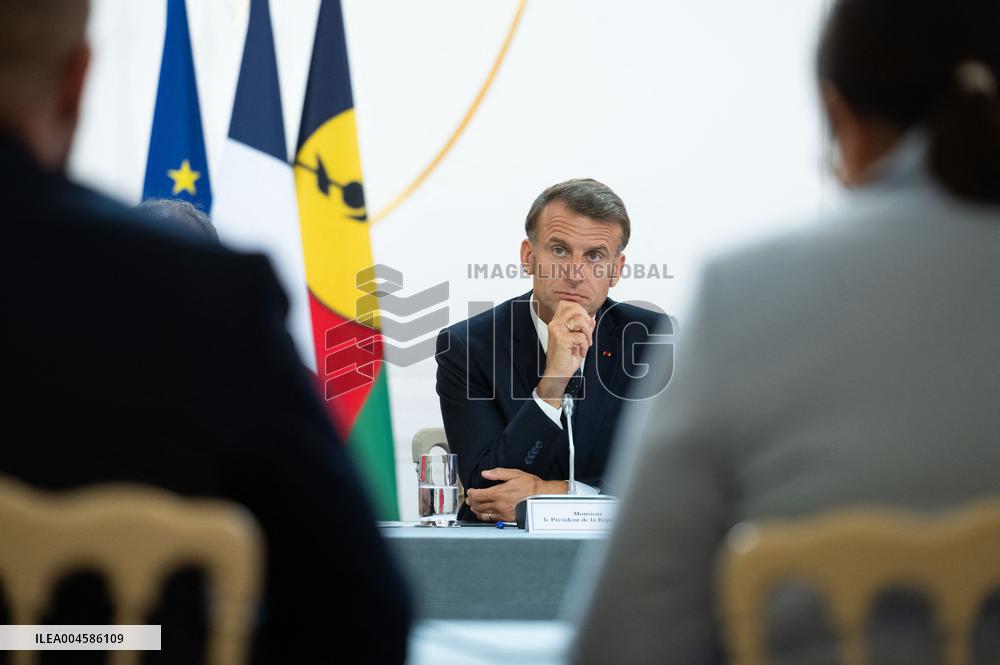 Macron Hosts New Caledonia Summit Conclusion - Paris