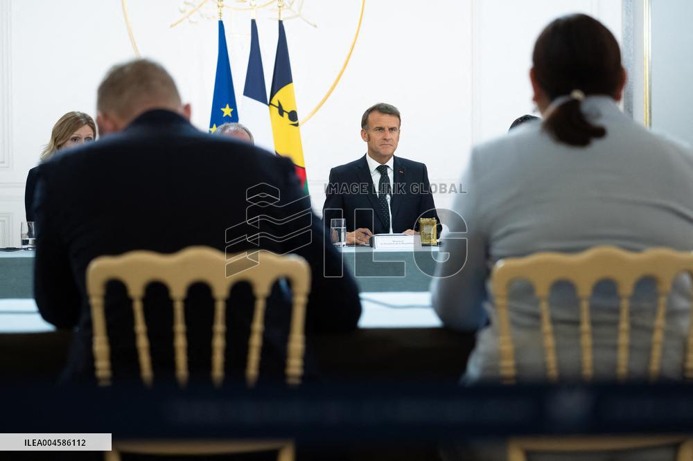 Macron Hosts New Caledonia Summit Conclusion - Paris