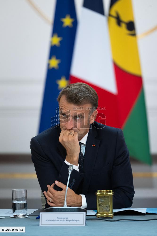 Macron Hosts New Caledonia Summit Conclusion - Paris