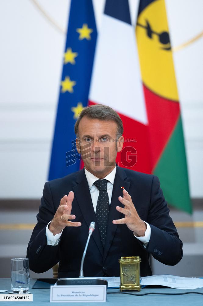 Macron Hosts New Caledonia Summit Conclusion - Paris