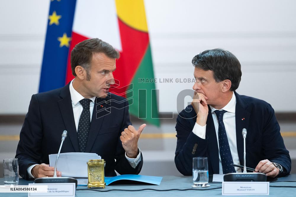Macron Hosts New Caledonia Summit Conclusion - Paris