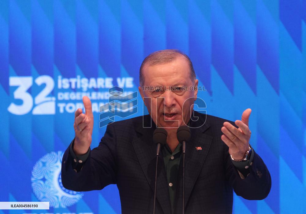 President Erdogan At 32nd Consultation and Evaluation Meeting - Ankara