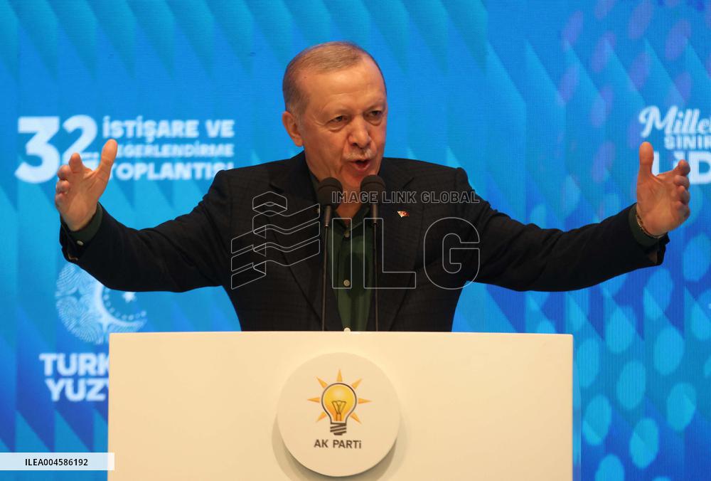 President Erdogan At 32nd Consultation and Evaluation Meeting - Ankara