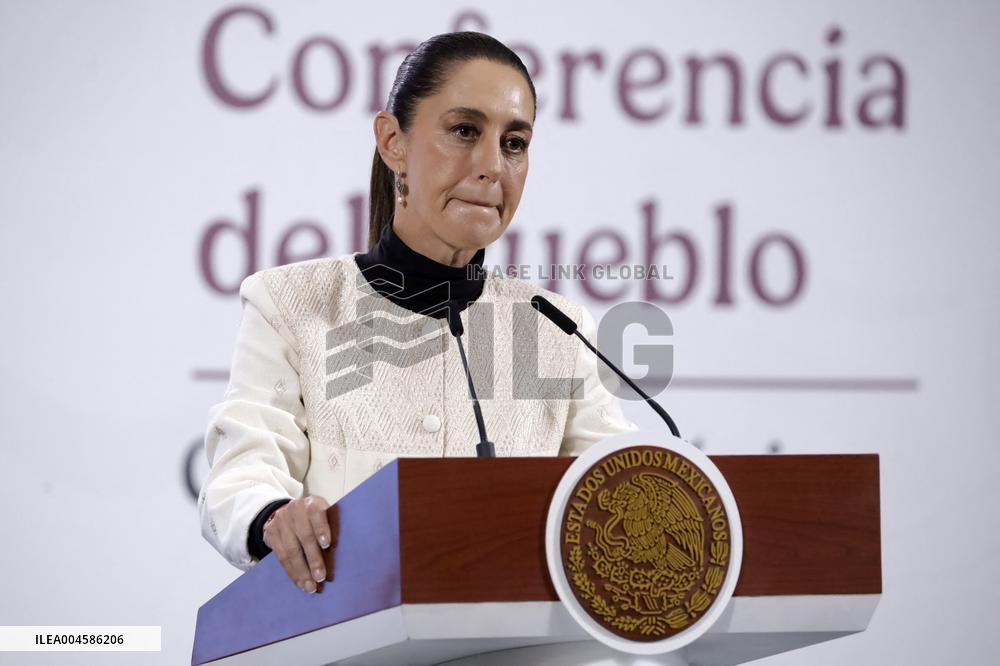 President Claudia Sheinbaum Holds Briefing - Mexico