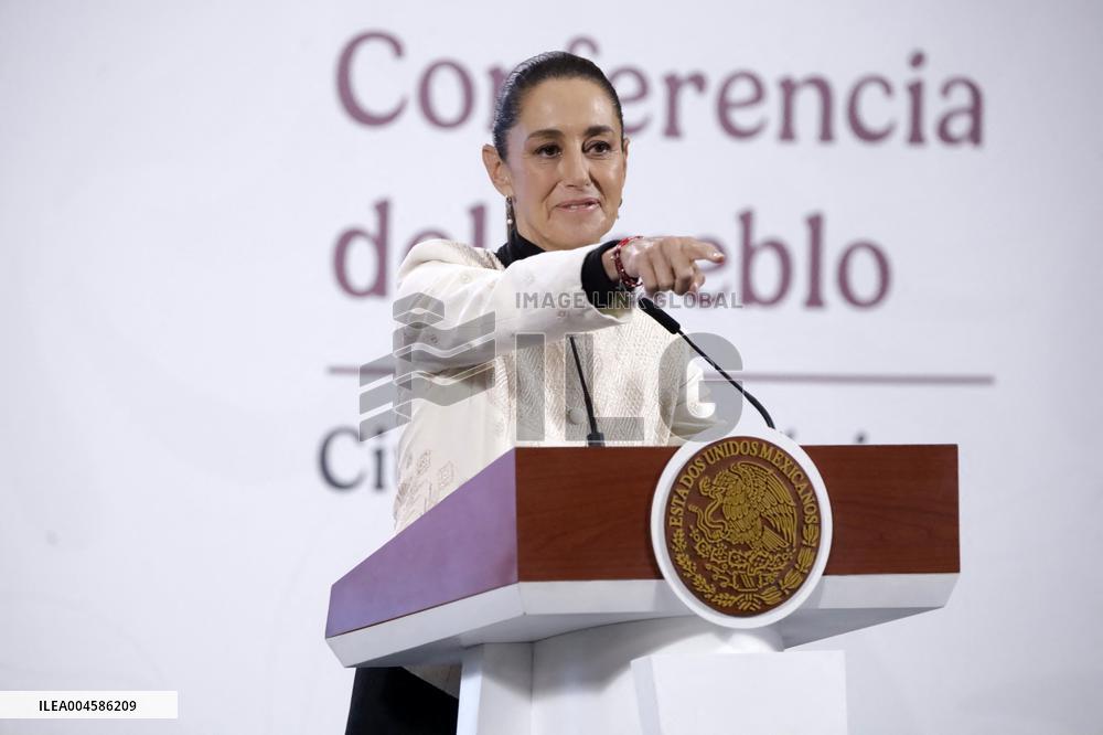 President Claudia Sheinbaum Holds Briefing - Mexico