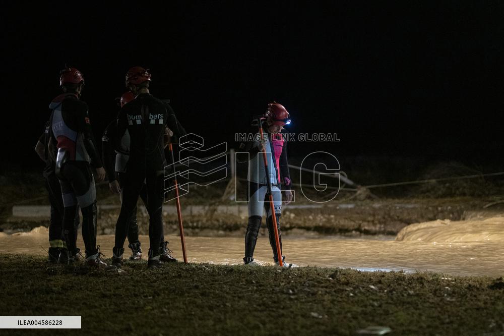 Rainfall Caused By The Storm In The Province Of Barcelona