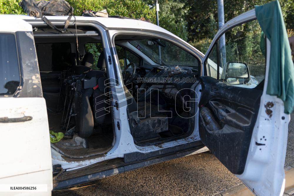 Rainfall Caused By The Storm In The Province Of Barcelona