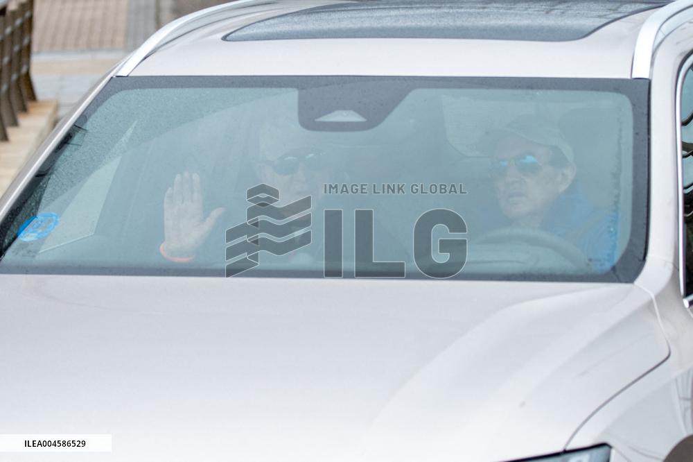 King Juan Carlos Goes Sailing With Infanta Elena - Sanxenxo