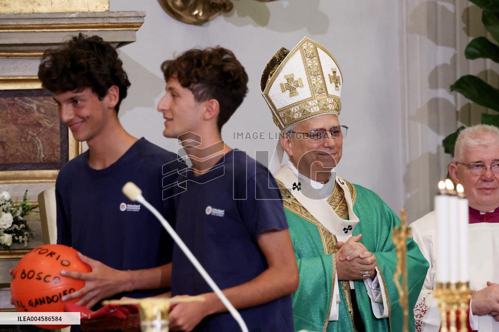 Pope Leo XIV Leads Sunday Mass In Castel Gandolfo