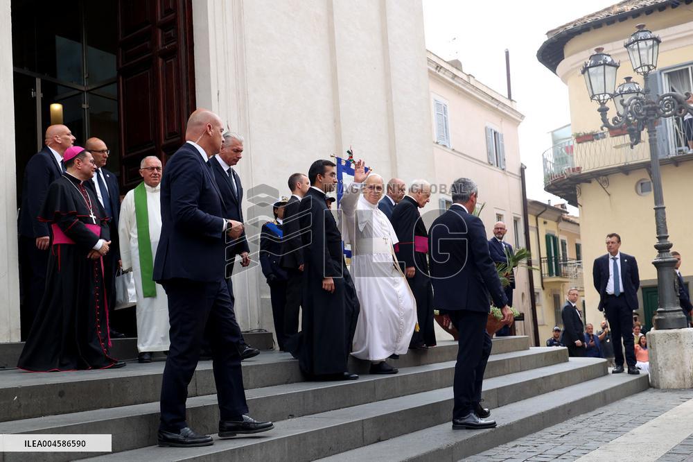 Pope Leo XIV Leads Sunday Mass In Castel Gandolfo