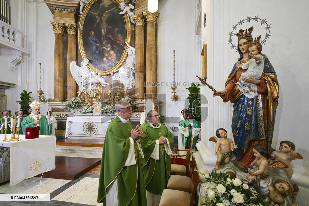 Pope Leo XIV Leads Sunday Mass In Castel Gandolfo