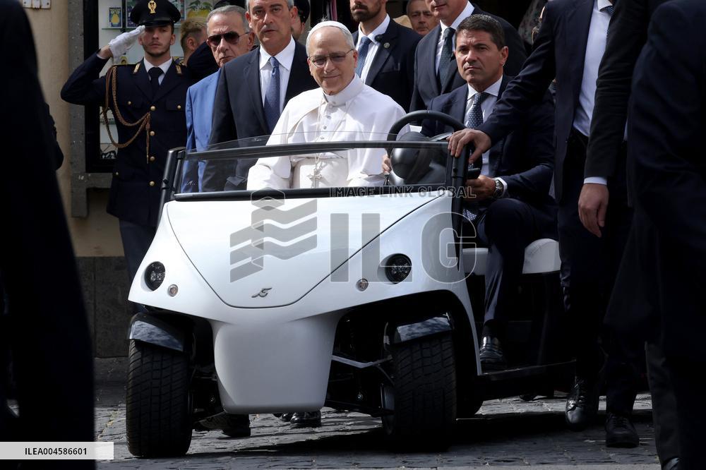 Pope Leo XIV Leads Sunday Mass In Castel Gandolfo
