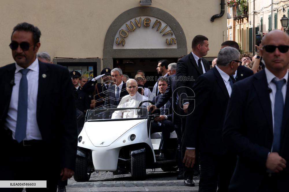 Pope Leo XIV Leads Sunday Mass In Castel Gandolfo