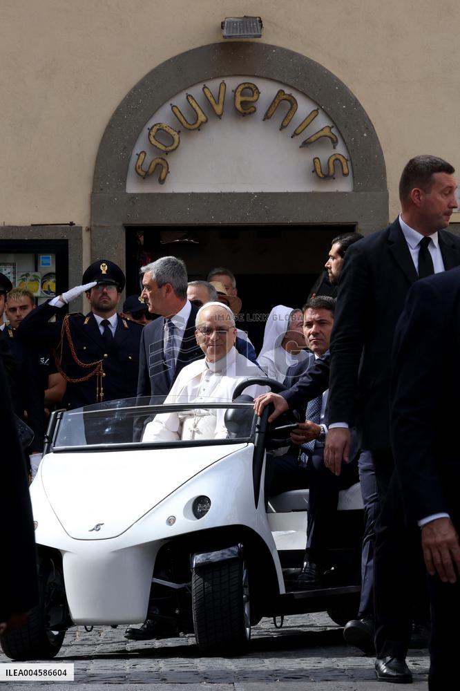 Pope Leo XIV Leads Sunday Mass In Castel Gandolfo