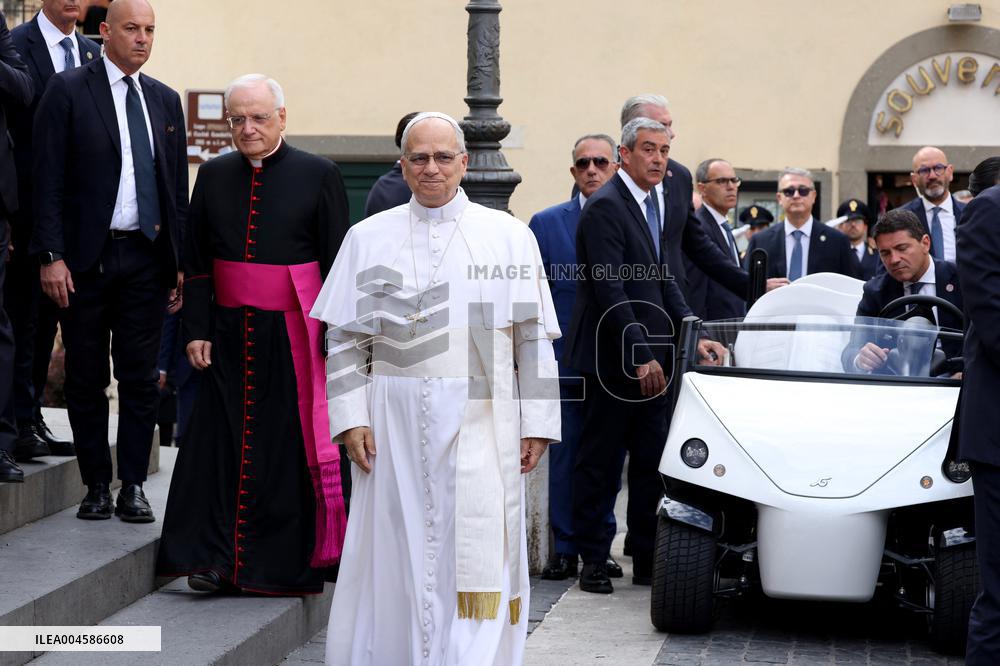 Pope Leo XIV Leads Sunday Mass In Castel Gandolfo
