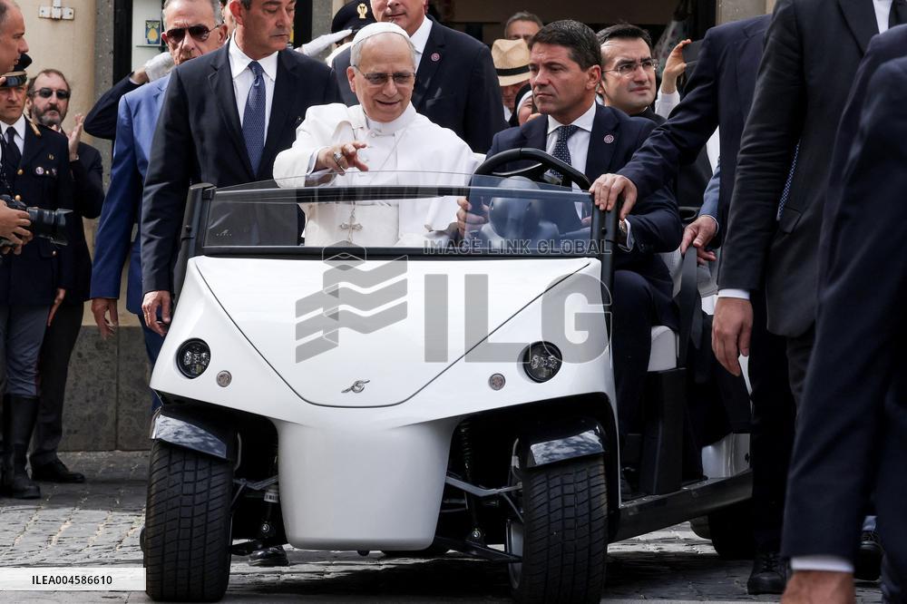 Pope Leo XIV Leads Sunday Mass In Castel Gandolfo