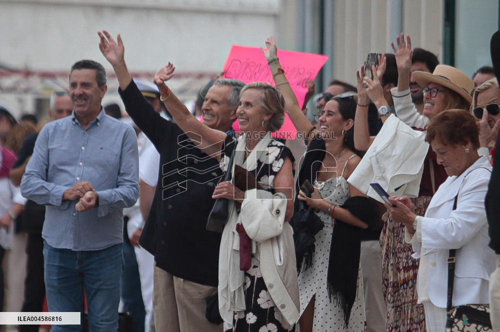 Princess Leonor Ends Her Training Cruise - Marin