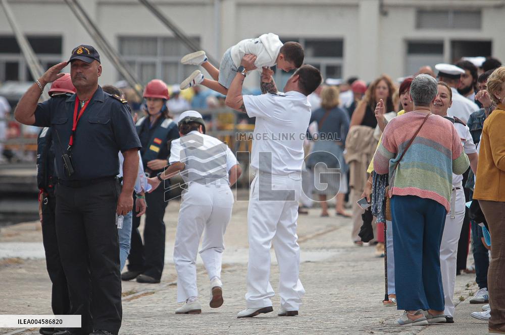 Princess Leonor Ends Her Training Cruise - Marin