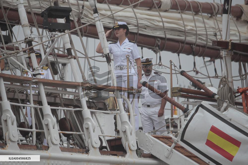Princess Leonor Ends Her Training Cruise - Marin