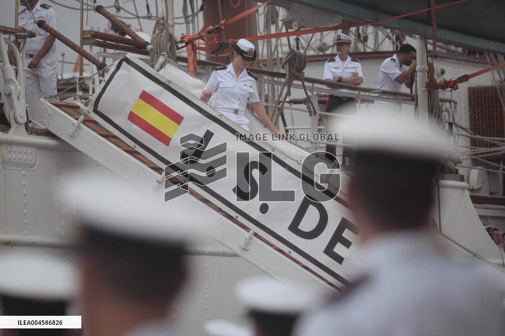 Princess Leonor Ends Her Training Cruise - Marin