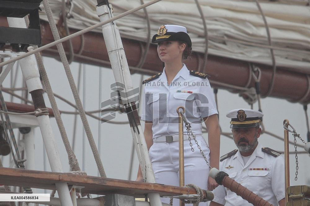 Princess Leonor Ends Her Training Cruise - Marin