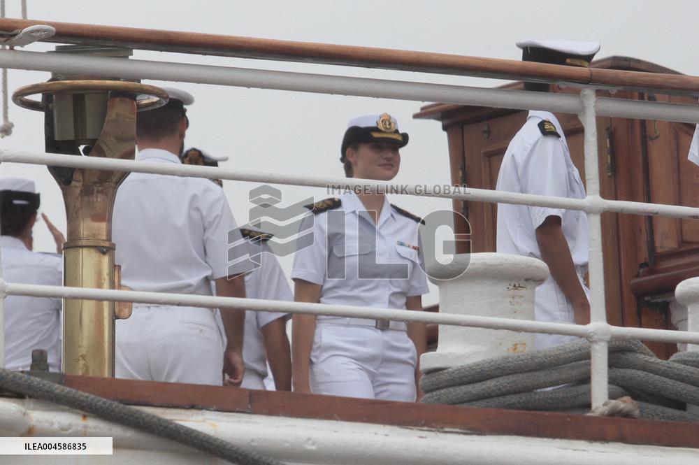Princess Leonor Ends Her Training Cruise - Marin
