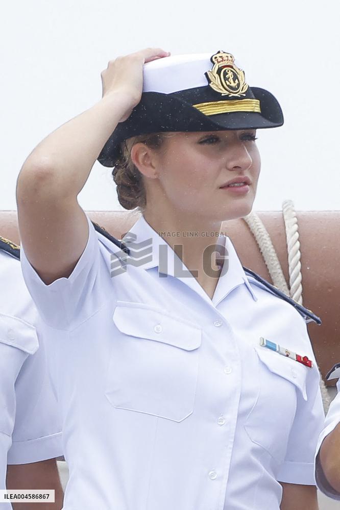 Princess Leonor Ends Her Training Cruise - Marin