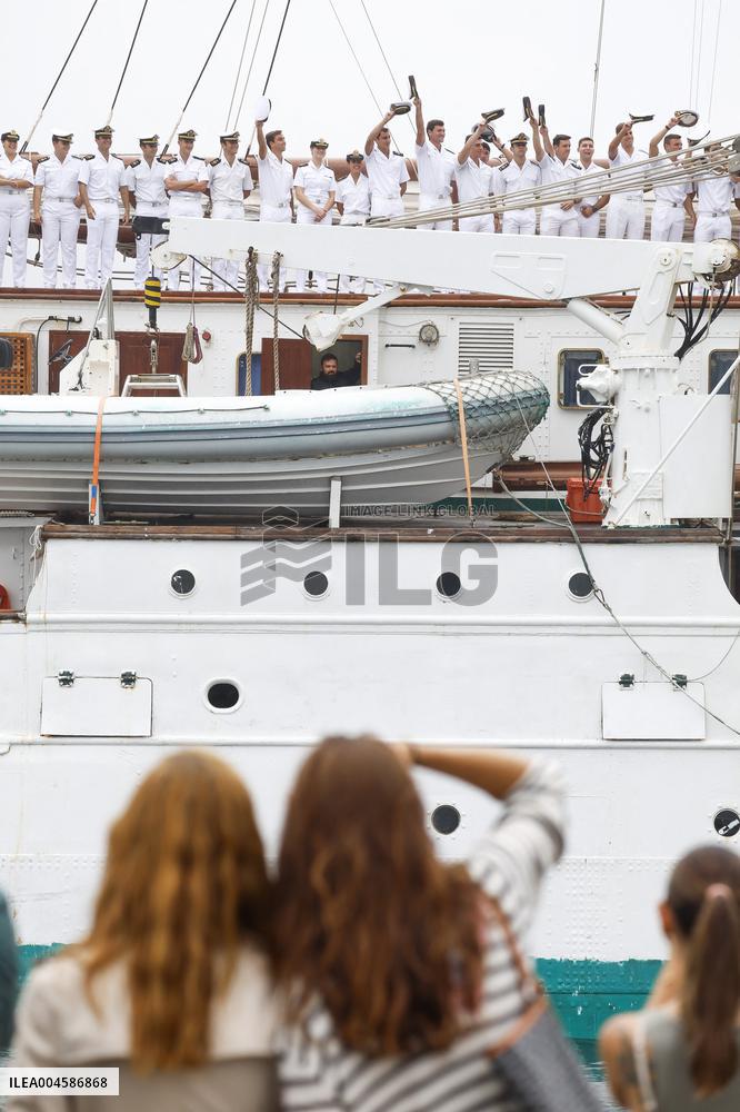 Princess Leonor Ends Her Training Cruise - Marin