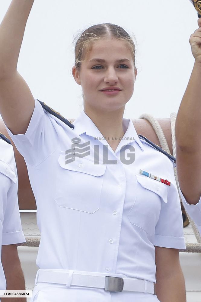 Princess Leonor Ends Her Training Cruise - Marin