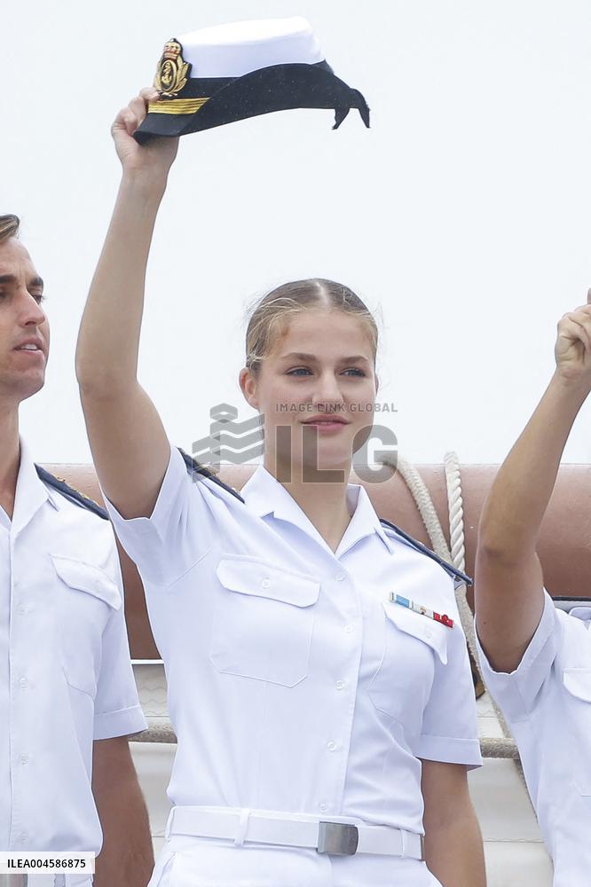 Princess Leonor Ends Her Training Cruise - Marin