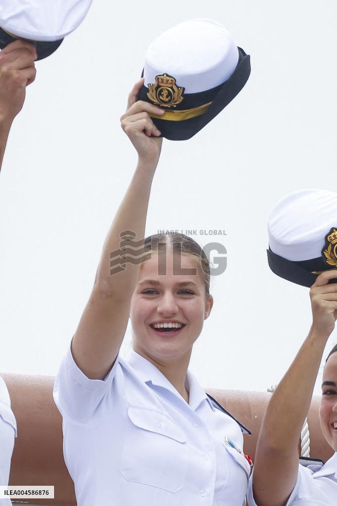 Princess Leonor Ends Her Training Cruise - Marin