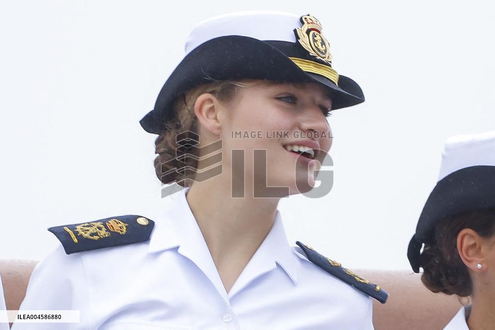 Princess Leonor Ends Her Training Cruise - Marin