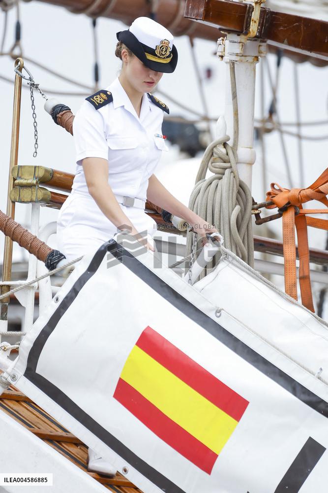 Princess Leonor Ends Her Training Cruise - Marin