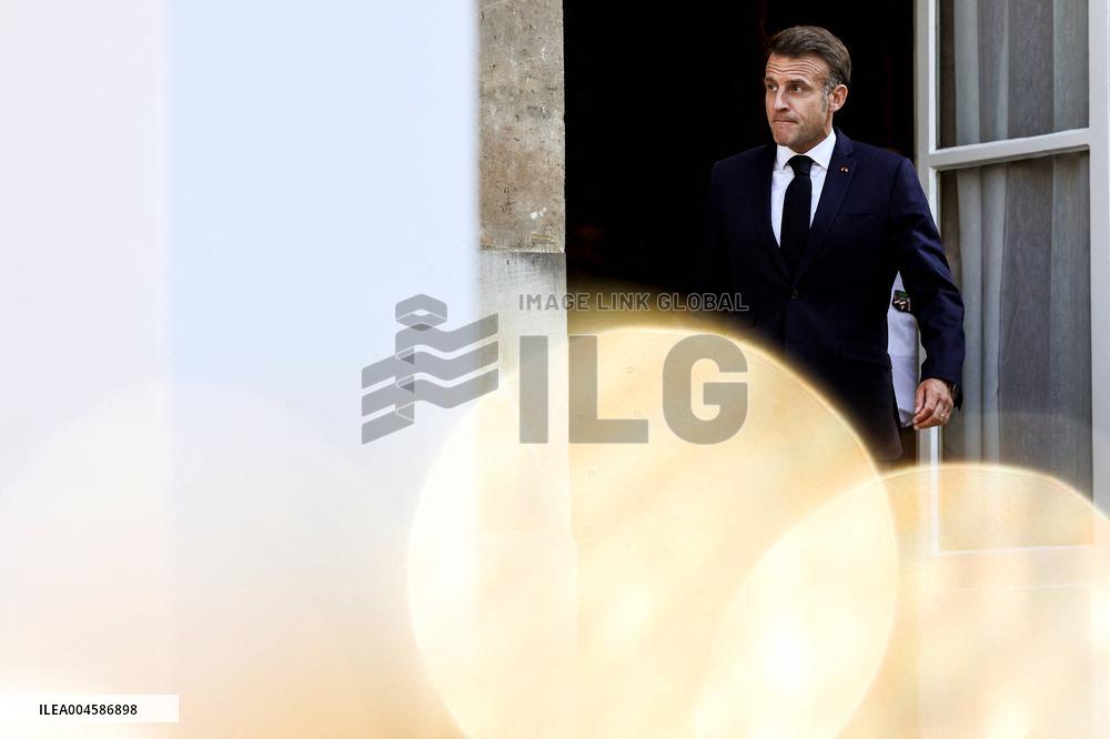 French President Meets the Armed Forces - Paris