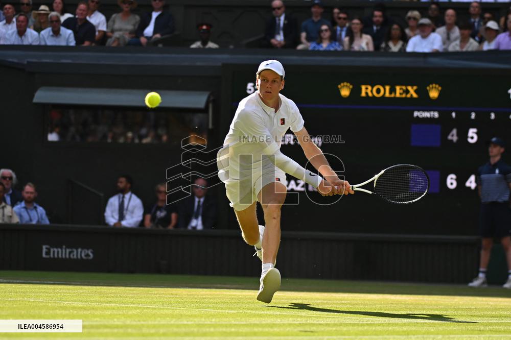 Jannik Sinner Wins His First Wimbledon Trophy - UK