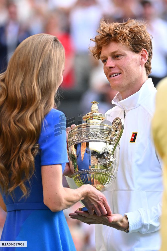 Jannik Sinner Wins His First Wimbledon Trophy - UK