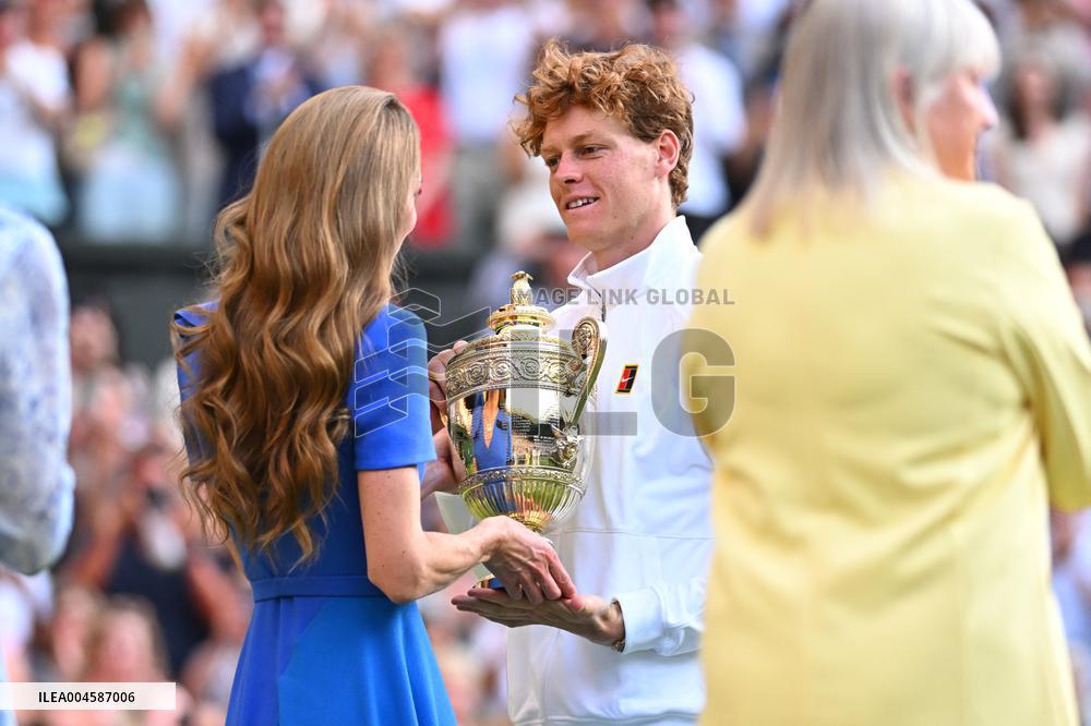 Jannik Sinner Wins His First Wimbledon Trophy - UK