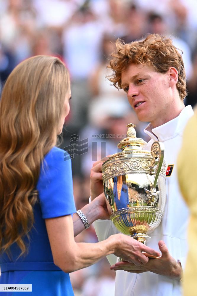 Jannik Sinner Wins His First Wimbledon Trophy - UK
