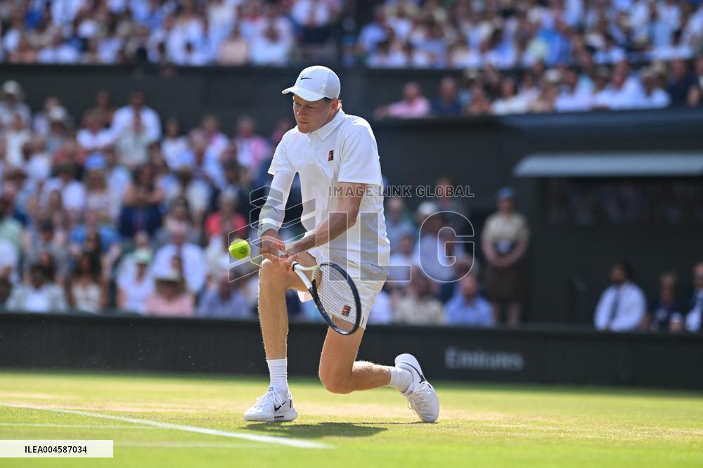 Jannik Sinner Wins His First Wimbledon Trophy - UK