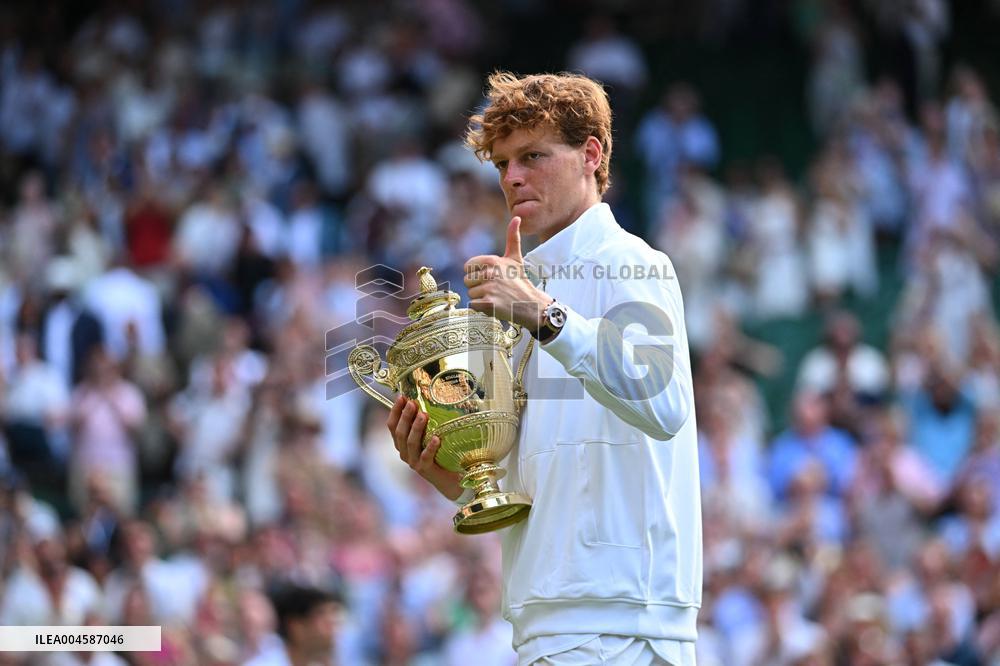 Jannik Sinner Wins His First Wimbledon Trophy - UK